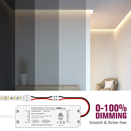 Tira de luces LED COB EMITEVER blanco cálido 16.4 pies miniatura 3