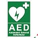 Produktbild Pubblimania AED Defibrillator | Schild aus Aluminium-Verbund 3 mm außen und innen (AED, 1 Einheit)