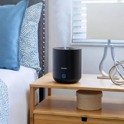 Bionaire - Ultrasonic Cylinder Humidifier, Top-Fill Cool Mist for Effortless Humidity Control, Ideal for Small Rooms