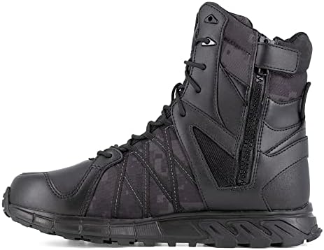 Reebok Work Men's RB3445 Trailgrip Tactical Construction Boot Black Shoe, 8 | Image 2