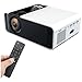 J&Z Sterownik 3D z pilotem, ultra-HD 1280x800P 8000 Lumenów, współczynnik kontrastu 1000: 1, kompatybilny z interfejsami USB/HDMI/YGA/słuchawki/AV/KTV/Audio