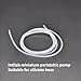 Industrial Peristaltic Silicone Hose 3x5mm OD Heat/Substance Immune For Food Production & Fluid Transfer Laboratory Fluid Transfer Pipe