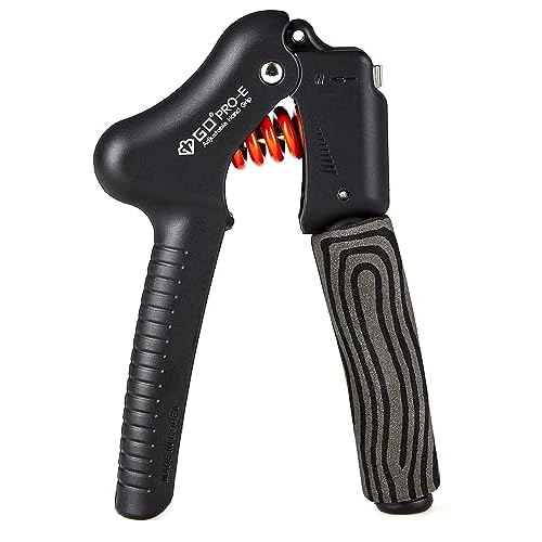 GD Grip Strength Trainer (Premium Adjustable Grip Strengthener for Forearm Training) Wrist and Forearm Strengthener