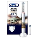 Oral-B Spazzolino Elettrico Ricaricabile Pro Junior Star Wars, 2 Testine, Da 6 Anni In Su. 1 Spazzolino