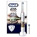 Produktbild Oral-B Pro Junior Star Wars Elektrische Zahnbürste/Electric Toothbrush für Kinder ab 6 Jahren, 2 Aufsteckbürsten, 360°-Andruckkontrolle, 2 Putzmodi inkl. Sensitiv für Zahnpflege, weiche Borsten, weiß