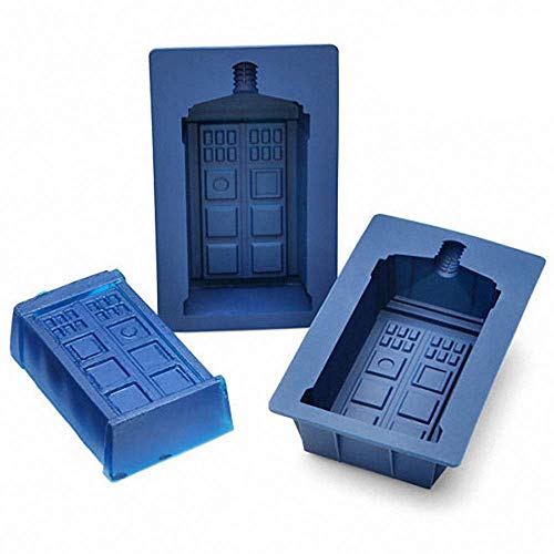 2 moldes de silicona Doctor Who para cubitos de hielo miniatura 1