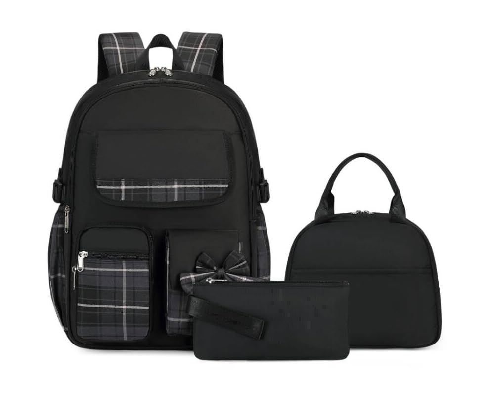 Sac à dos pour filles stylé - Grand cartable collège et sac à livres écoliers