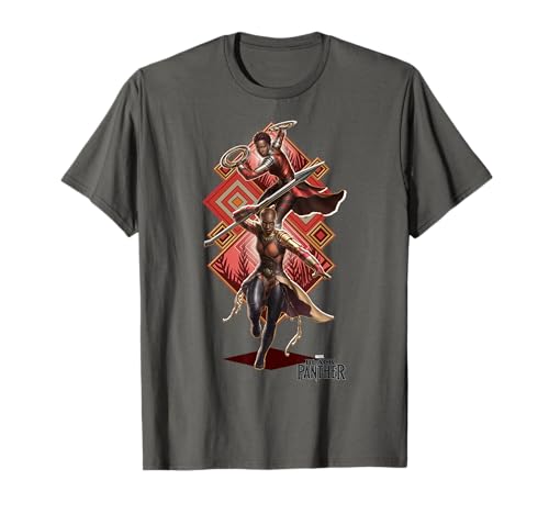 Marvel Black Panther Movie Okoye Nakia Diamond Pose T-Shirt