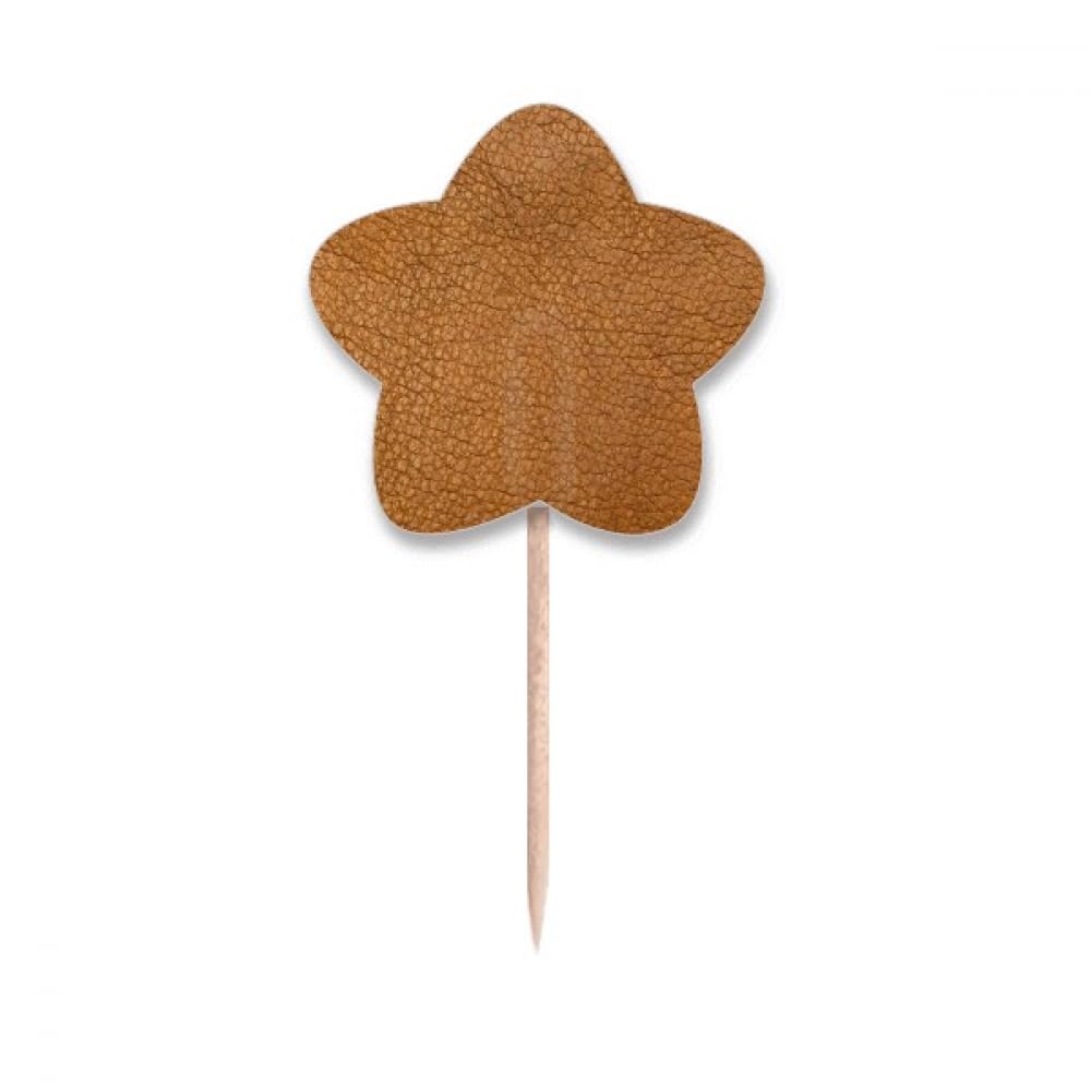 Pics cupcake étoile en cuir pour sublimer vos tables d'anniversaire