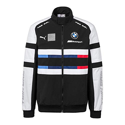 PUMA Mens BMW M Motorsport Street Woven Jacket, Puma Black, XL