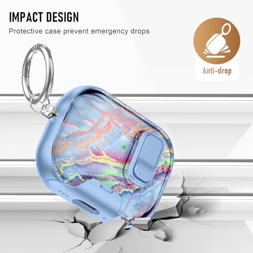 Image of Compatible Airpods Pro 3 Case (2025) with Phone Stand & Cleaner Kit,Cute Soft Silicone Lock Clip Apple AirPods Pro 3rd Generation Case, Airpod Pro 3 Cover with Keychain for Women /Girls