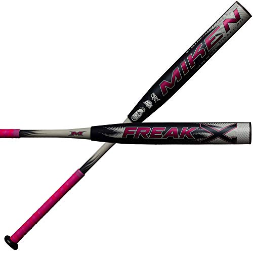 Miken 2019 Freak X USSSA Maxload Slowpitch Softball Bat, 12
