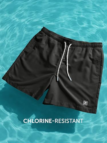 Image of XYXX Intellidri Aqua Swim Shorts for Men with Side Pockets and Drawstring