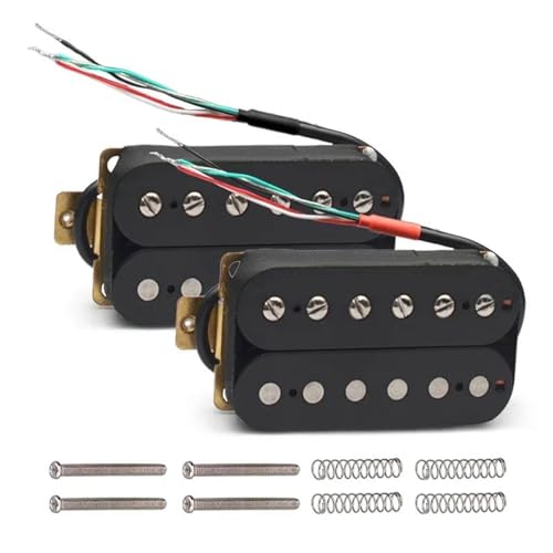 Micro guitare électrique humbucker noir pour modification et restauration d'instrument