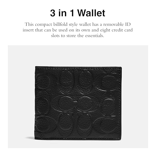3 in 1 Wallet in Signature Leather2