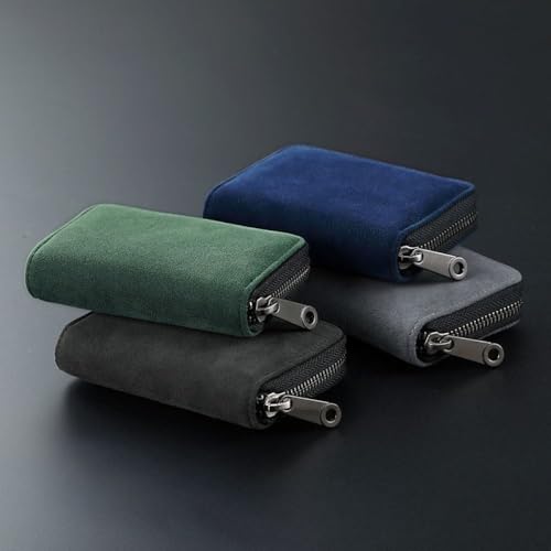 Card Clip Wallet Anti Demagnetization Multifunctional Card Bag 18 Cards Slot Wallets(Blue)4