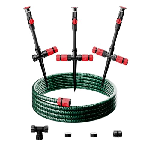 RESTMO Gartensprenger, Rasensprenger mit Erdspie...