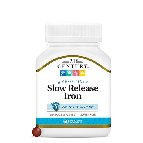 21st Century Slow Release Iron Tablets, 60 Count
