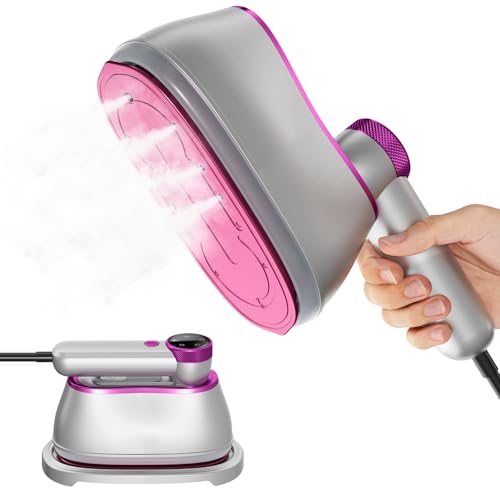 LUCUHM Handheld Travel Steamer for Clothes - Portable Iron Steamer Clothing for Efficient Wrinkle...