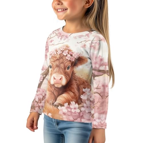 Image of Uourmeti Teens Girls Long Sleeve T Shirts Fall Outfits Boys Active Sportswear Running Tops