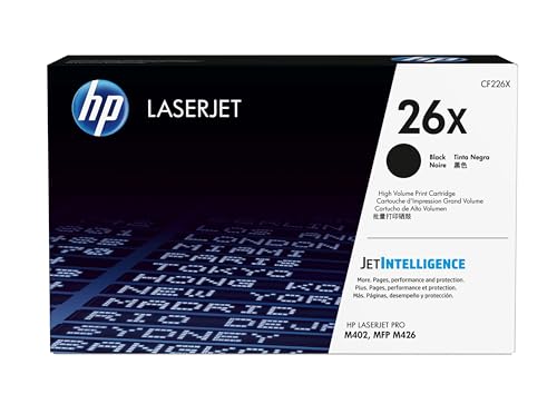 Cartouche HP 26X Original Noir haute capacité pour imprimante LaserJet Pro