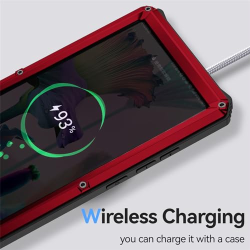 Coque en métal pour Samsung Galaxy S24 Ultra avec écran intégré - 7