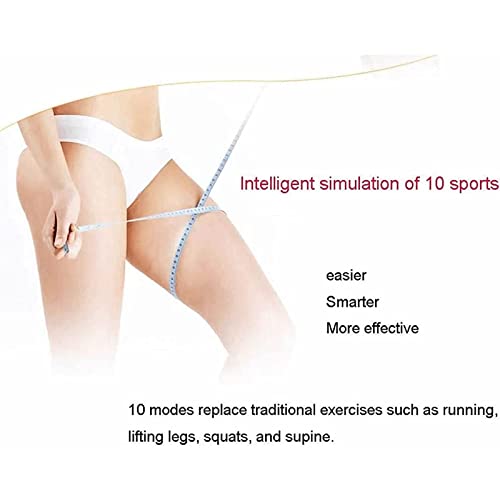 Cinturón adelgazante eléctrico recargable para pérdida de peso y tono muscular, correa ajustable para las piernas para tonificar eficazmente