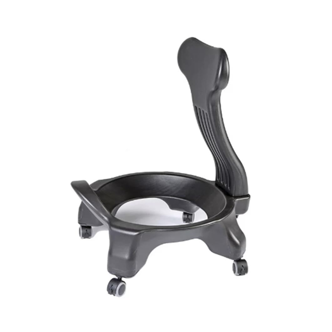 Bzjprfc Black Balance Ball Chair,Home Explosion-Proof Seat