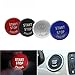 Car Engine Start Stop Button Replace Switch Cover Accessorie Key Decor 3S X1 X5 X6 Z4 E70 E71 E72 E90 E91 E92 E84 E89(Blue)