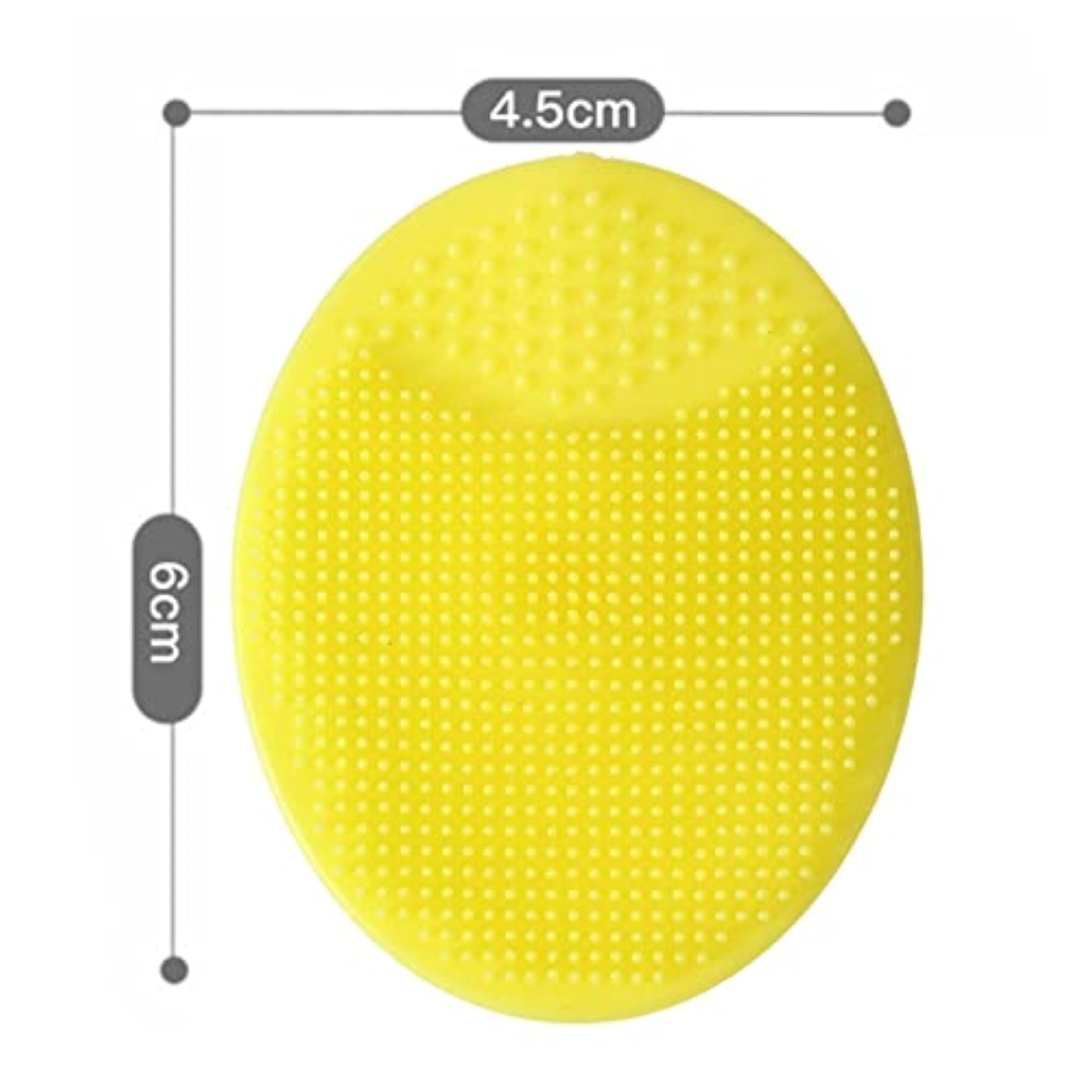 Silicone Shampoo Brush for Kids, Yellow