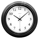 Photo Gallery taheat orologio da parete silenzioso vintage nero moderno 25cm | rotondo | batteria inclusa | ideale per soggiorno camera ufficio cucina Photo Gallery taheat orologio da parete silenzioso vintage nero moderno 25cm | rotondo | batteria inclusa | ideale per soggiorno camera ufficio cucina