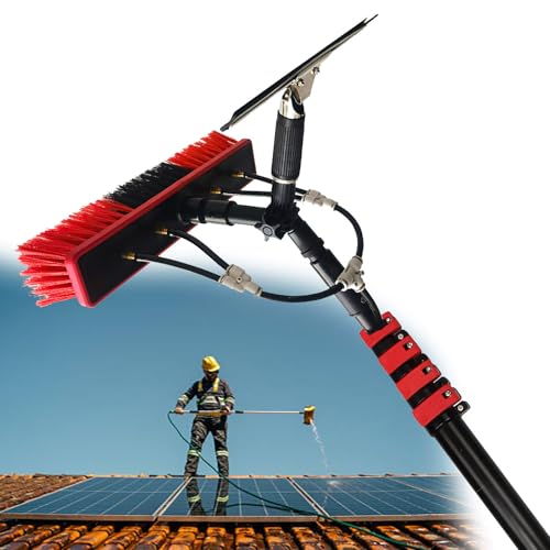 AYCDL Lightweight Water Fed Pole Kit for Effortless Outdoor Window and Solar Panel Cleaning,9m(30ft)