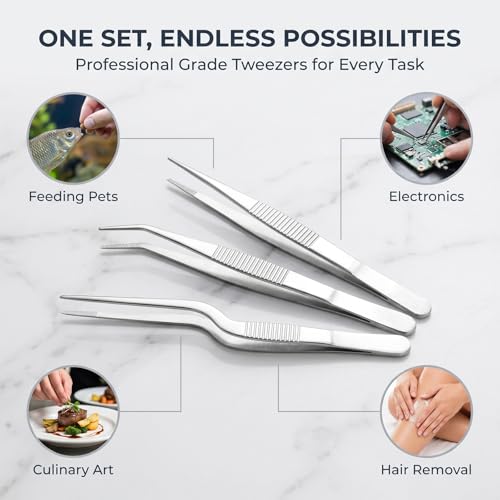 Set de Pinzas de Acero Inoxidable para Jardinería miniatura 2