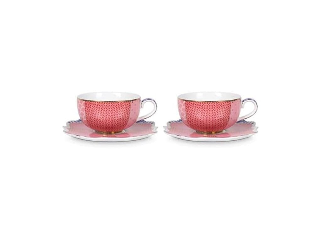 PIP Studio Royal Pink Set 2 Teetassen und Untertassen