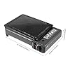LKHDONG Tragbarer Gasgrill Camping Grill Gasherd Campingkocher, BBQ Gaskocher Tischgrill Gas mit Grillnetz und Koffer, Outdoor Gasgrill für Camping Trekking Reisen