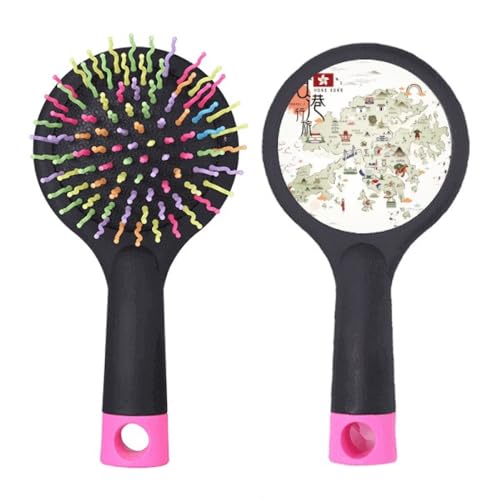 Brosse à cheveux de randonnée au motif de Hong Kong pour le soin après-sport