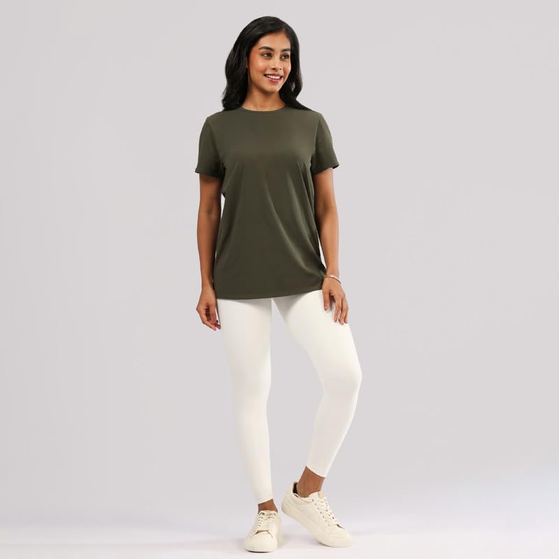 Image of BlissClub Women The Last Tee - Boyfriend tee | Women's t-Shirt | Sleeves | Hip Covering | Cotton Tee