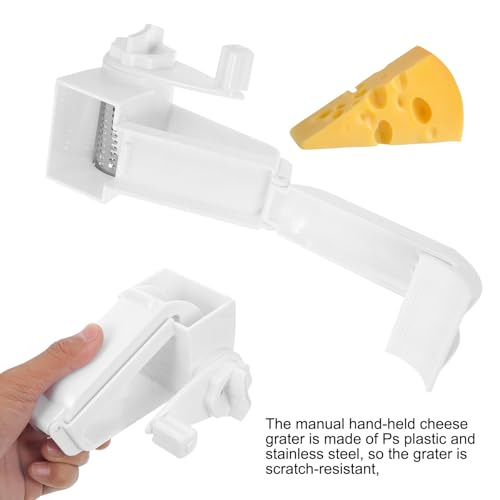 Rallador Giratorio Manual de Acero Inoxidable Blanco miniatura 7
