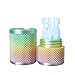 Eye Drop Vials Holder & Storage Case - Securely Store Seven (7) Single-Use Vials - Screw-On Lid, Knurled Pattern - Keep Vials Safe & Organized to Keep Track of Your Daily Usage (Mulit-Color)