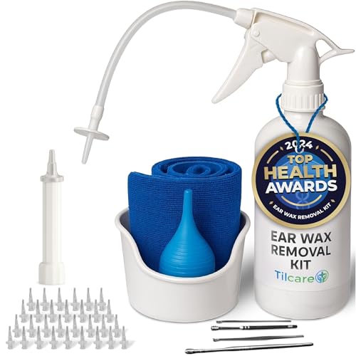 Ear Wax Removal Tool by Tilcare - Ear Irrigation Flushing System for Adults & Kids - Perfect Ear...