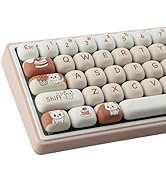 Amazon.com: TYRIXKI PBT 148 Keys Cute Keycaps Dye-Sublimation