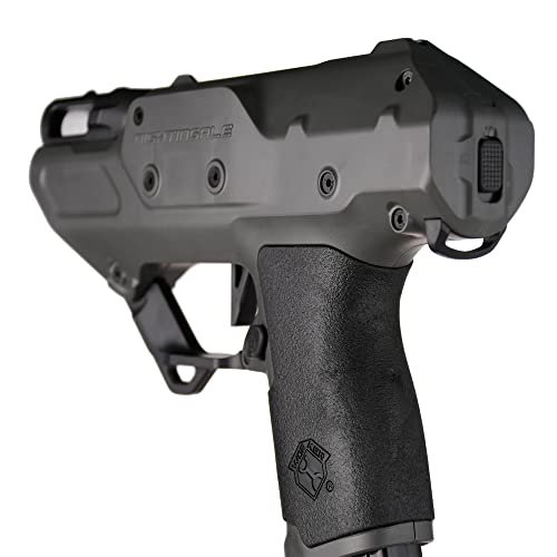 Worker Nightingale Blaster, Semi-Auto Flywheel Half Dart Blaster Pistol Toy Free Diy (Battery Not Included) Dark Green #TOP2