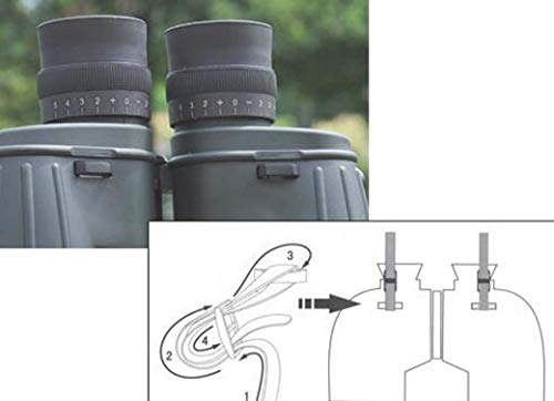 Binoculares Marinos 7x50 Impermeables con Brújula y Rango miniatura 6