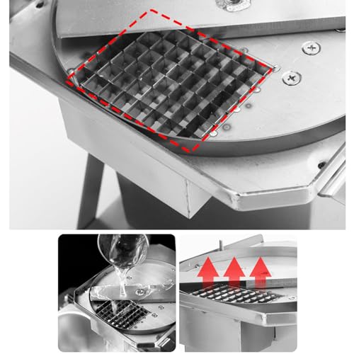 Cortadora automática de verduras y frutas acero inoxidable miniatura 4