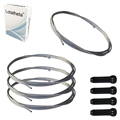 Lotatheta 4 Stück 2100 mm Schaltkabel aus Edelstahl Cover