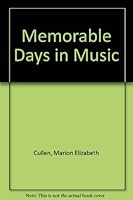 Memorable days in music 0810802937 Book Cover