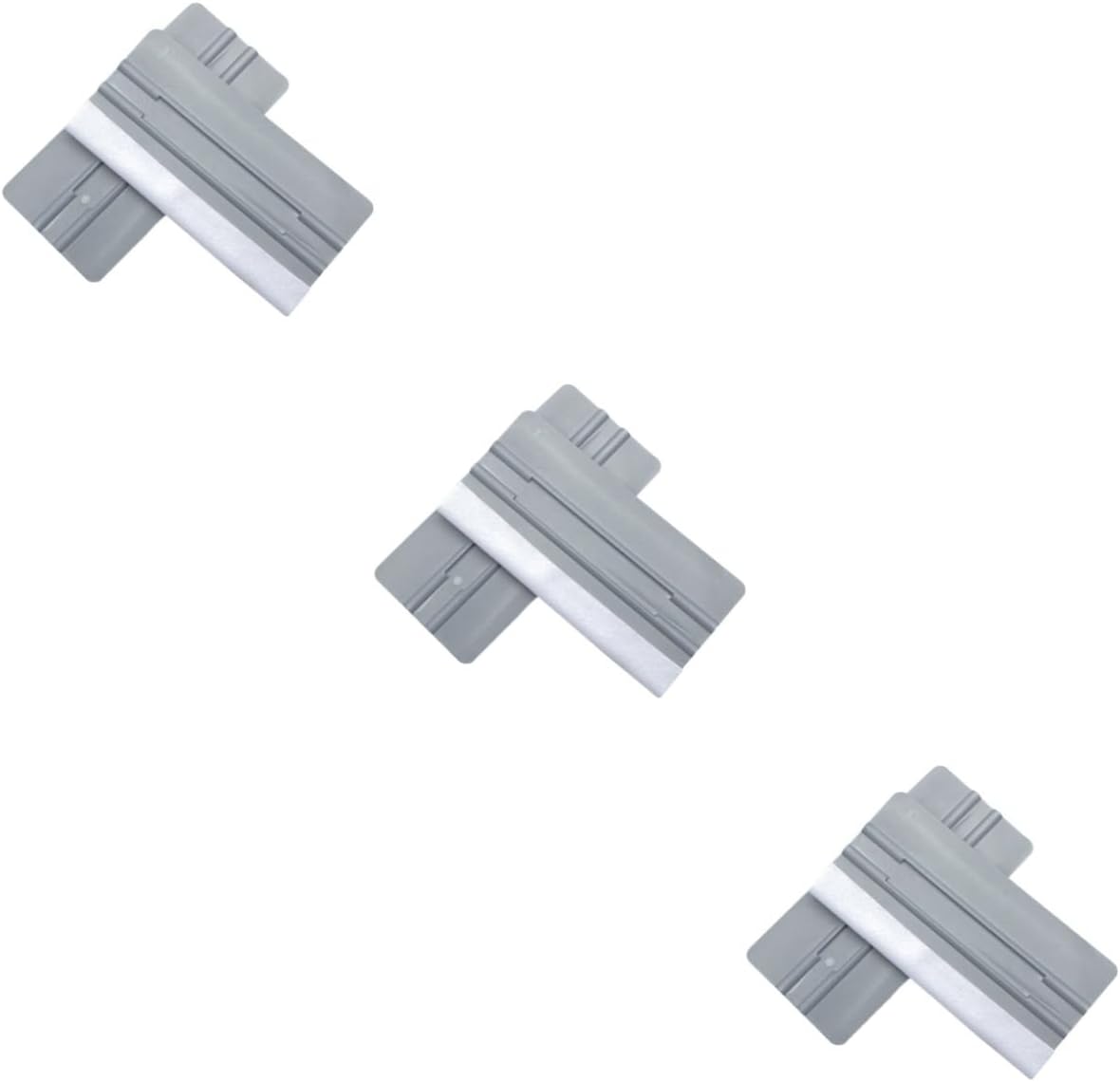 VICASKY Car Window Film Scraper Plastic Auto Squeegee Tool for Film Application Includes Felt Edge and Smooth