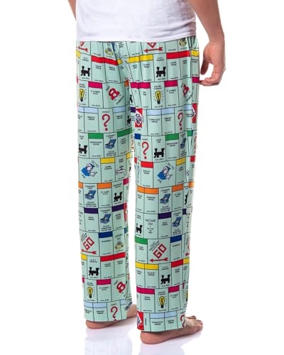 Hasbro Monopoly Pajamas Mens Game Board Lounge Sleep Pajama Bottom Pants Sleepwear4