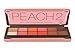 BYS Peach 2 Eyeshadow Palette Tin with Mirror Applicator 12 Matte & Metallic Shades