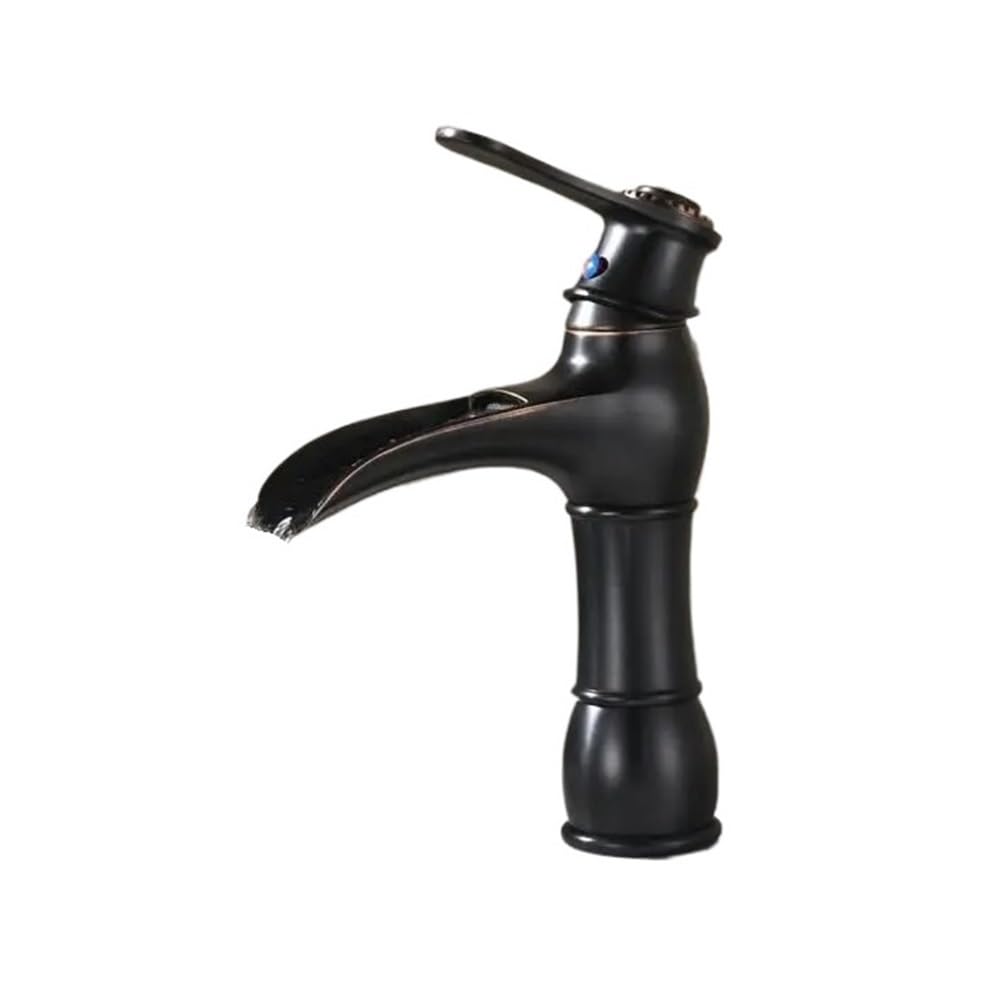 Robinetterie cascade laiton mitigeur eau chaude et froide au design épuré